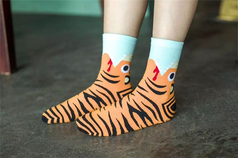 Animal patterns sock